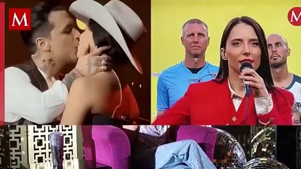 Majo Aguilar canta el himno nacional en el juego de las estrellas