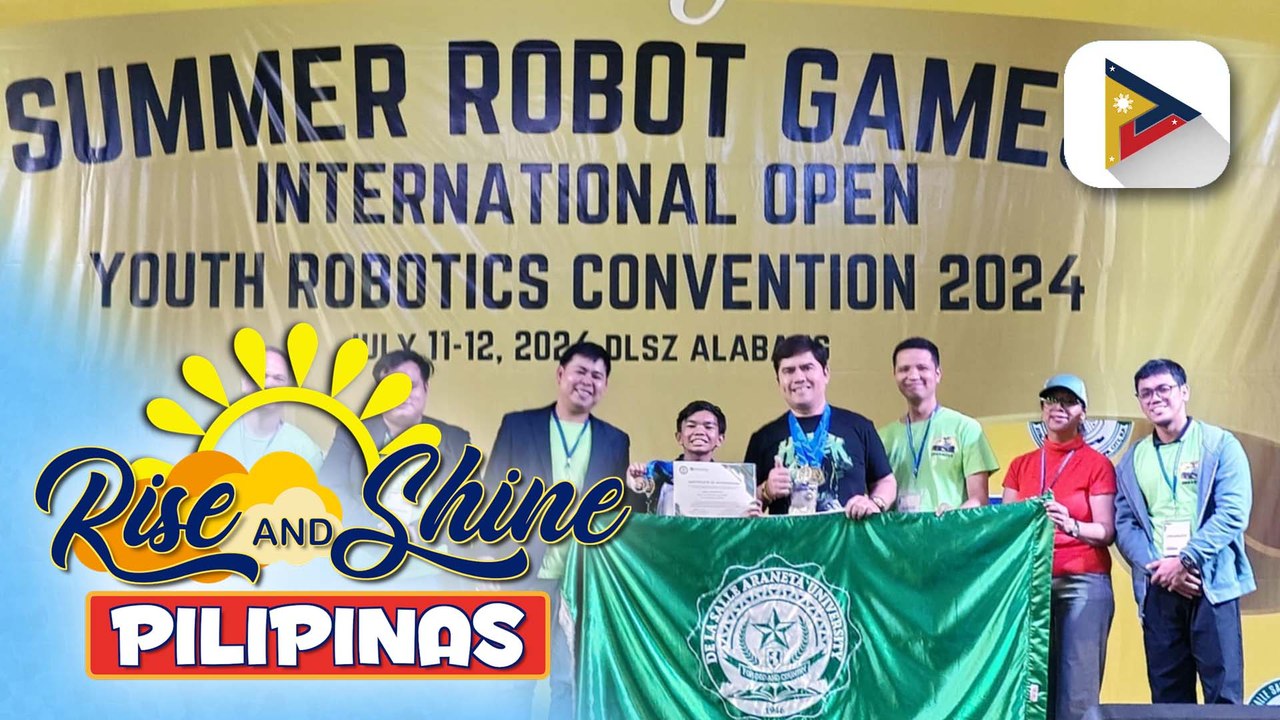 DLSZ Robotics Elite Team na nagwagi ng Gold Sta...