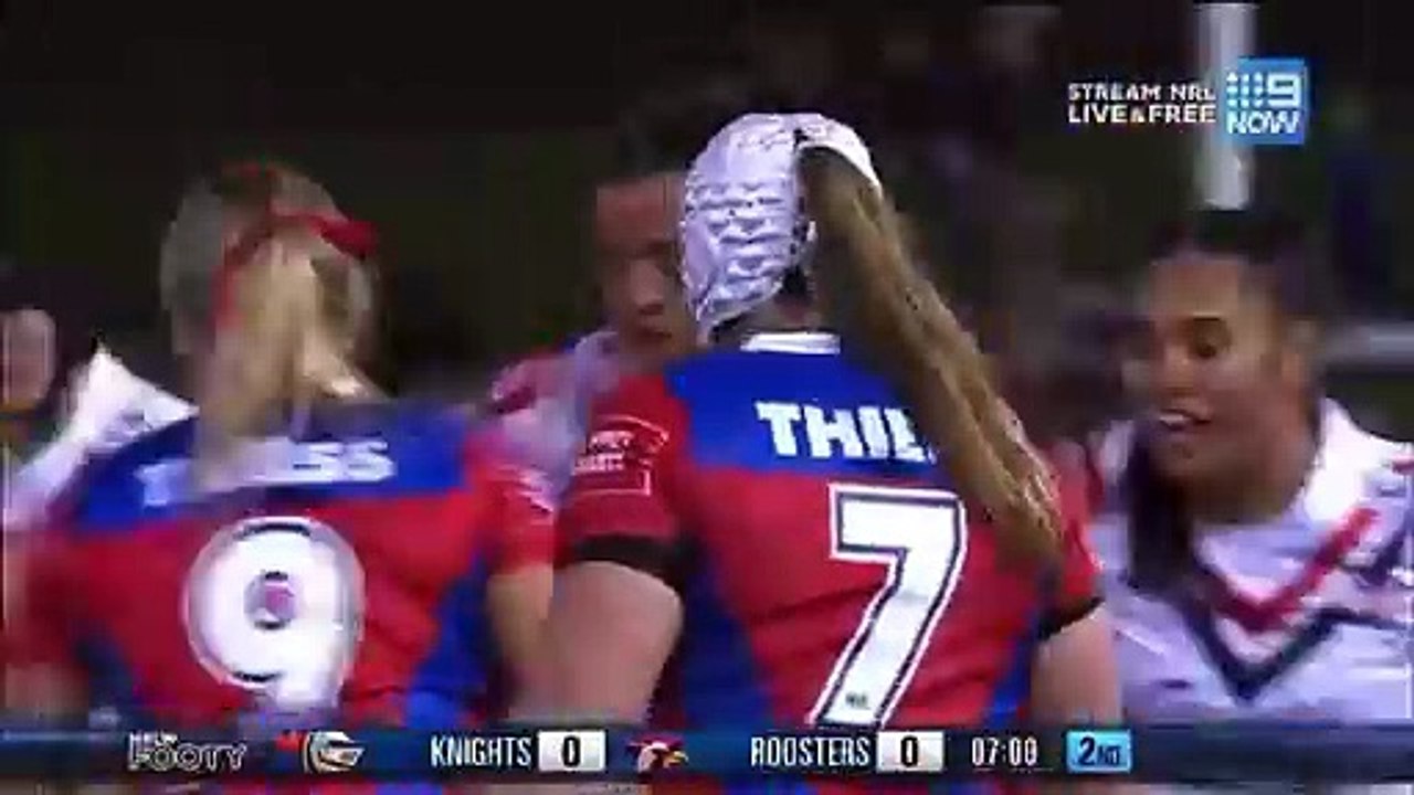 Grace Kukutai makes her NRLW debut for the Knights at McDonald Jones Stadium | July 25, 2024