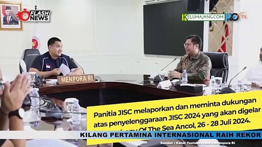 Menpora Terima Audiensi Panitia Jakarta Internasional Sailing Championship 2024