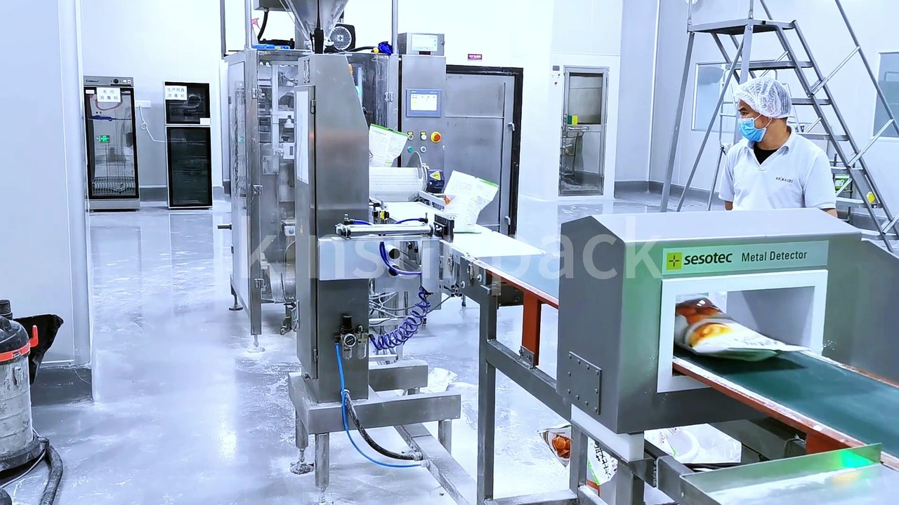 Dust-proof  Yeast powder filling packing machine check weigher metal detector