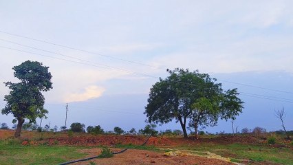 The whole sky has turned blue