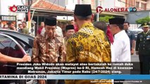 Presiden Jokowi Melayat ke Rumah Duka Almarhum Hamzah Haz Mantan Wakil Presiden RI 2001-2004