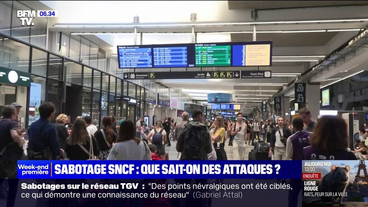 Ce que l'on sait des attaques contre les lignes de TGV
