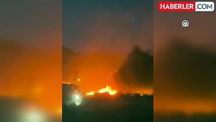 Muğla'da bal üretim tesisinde yangın