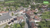 Le Brabant wallon vu du ciel : Au pied du viaduc, le petit village de Wauthier-Braine