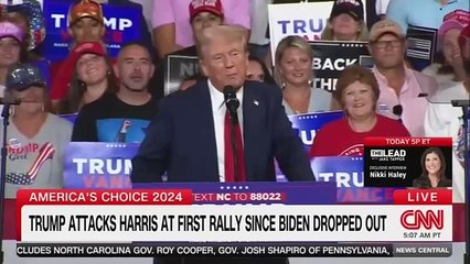 Trump Calls Harris "Real Garbage": CNN Anchor Reacts