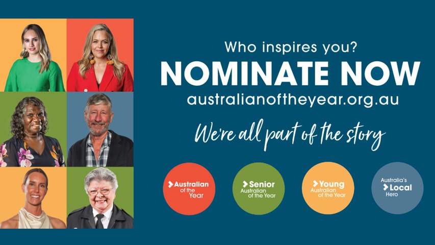 Nominate someone for the 2025 Australian of the Year Awards ...
