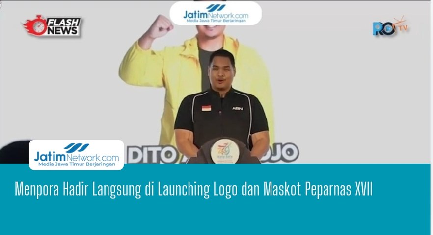 Menpora Hadir Langsung di Launching Logo dan Maskot Peparnas XVII