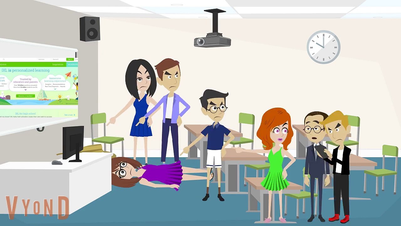 Rude teacher arrested and fired for tying up student for farting in class (Made by Cornelius McDonald - JCAW Girls)