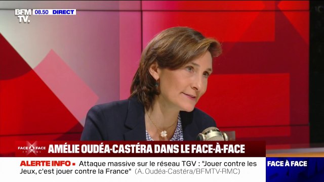 Amélie Oudéa-Castéra sur sa confusion entre députés et sénateurs dans une lettre: C'est une erreur administrative (...) ça arrive