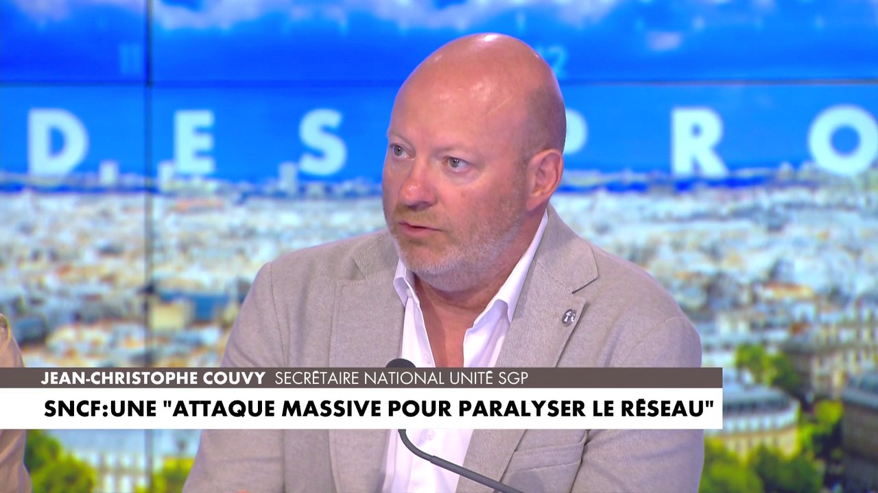 Jean-Christophe Couvy : «On voit bien qu'il y a eu une coordination pour paralyser le réseau (...) il y a une enquête en cours»