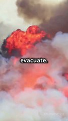 Wildfire Roars Through a Canadian Town Popular with Tourists #shorts