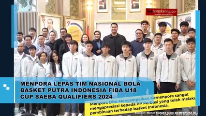 Menpora Lepas Tim Nasional Bola Basket Putra