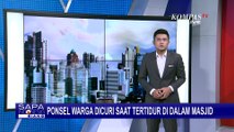 Ponsel Warga Dicuri saat Tertidur di Dalam Masjid Al Mukhlisin, Aksi Pelaku Terekam CCTV