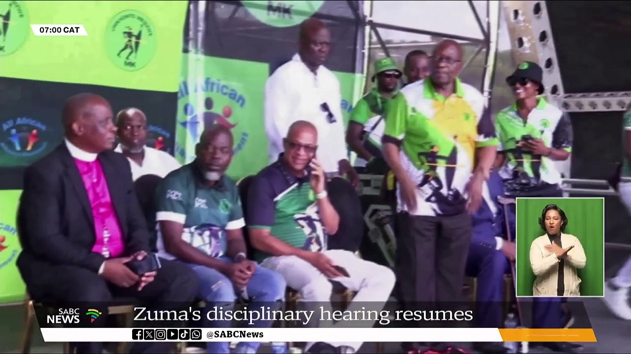 Jacob Zuma’s disciplinary hearing resumes today