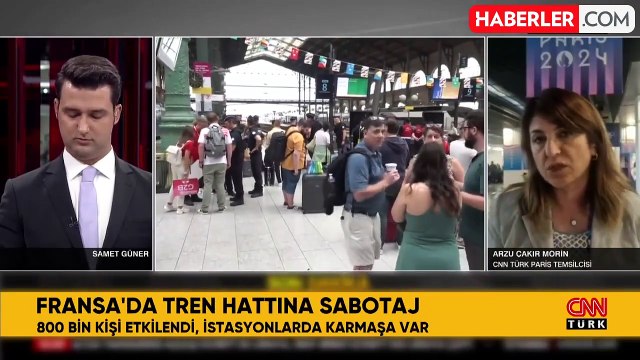 Fransa'da Olimpiyat Oyunları'nın açılışına saatler kala hızlı trenlere sabotaj