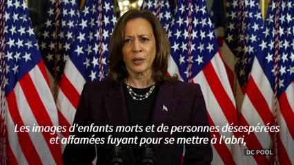 Kamala Harris promet de ne pas "rester silencieuse" sur Gaza après sa rencontre avec Netanyahu