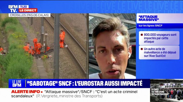 Sabotages sur le réseau TGV: sur la ligne Atlantique, les passagers bloqués à Bordeaux sans pouvoir rejoindre Paris