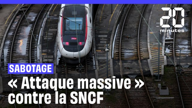 La SNCF victime d' « une attaque massive » à quelques heures du début des JO 2024 #short