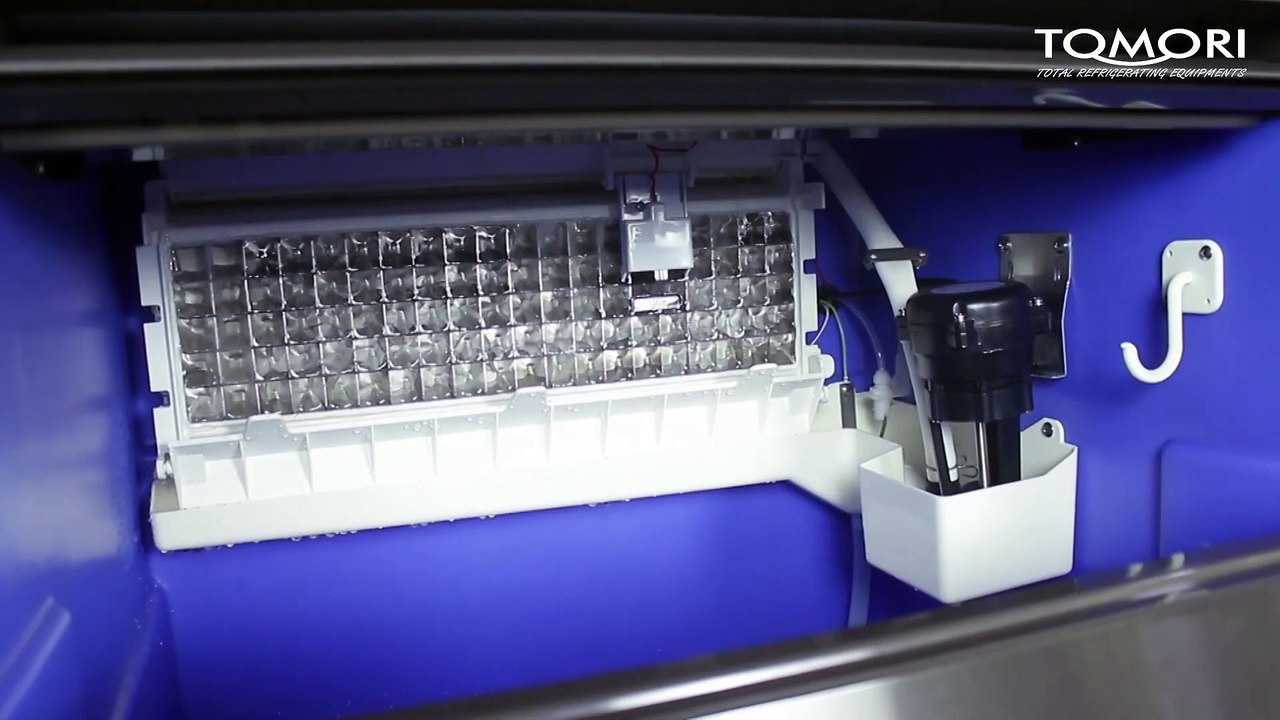 ALAT PEMBUAT ES BATU (CUBE, ES KUBUS) BISA MEMPRODUKSI 2.5 Kgs /PER-JAM - TOMORI ICE CUBE AC - 215