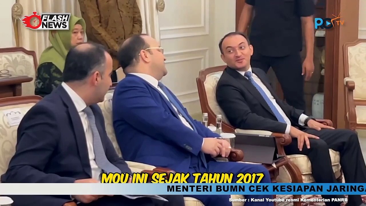 K.H. MA'RUF AMIN BERSAMA MENTERI PANRB TERIMA KUNJUNGAN KEPALA BADAN PELAYANAN PUBLIK DAN INOVASI SOSIAL AZERBAIJAN
