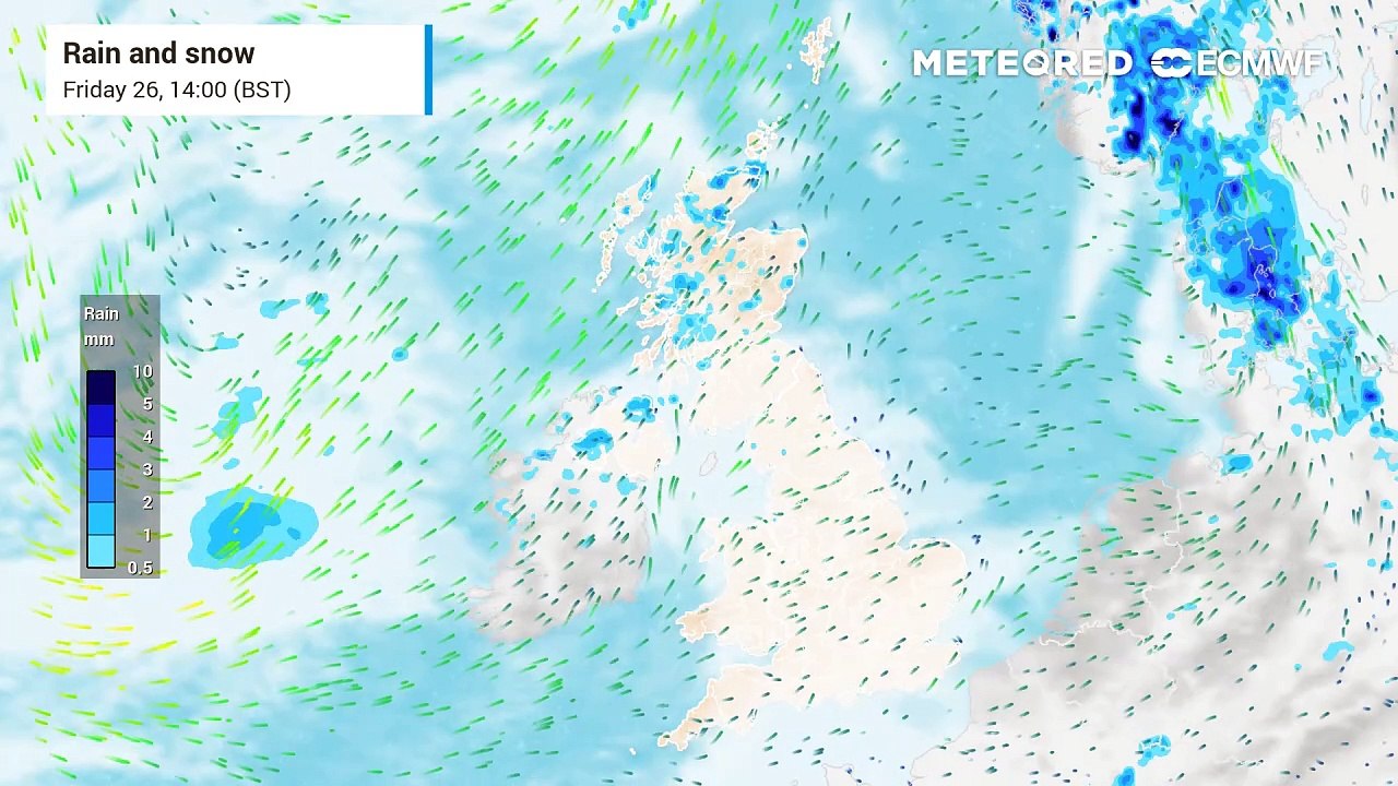 UK weather forecast for rain