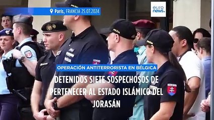Bélgica detiene a 7 sospechosos en una operación antiyihadista para proteger JJ. OO.
