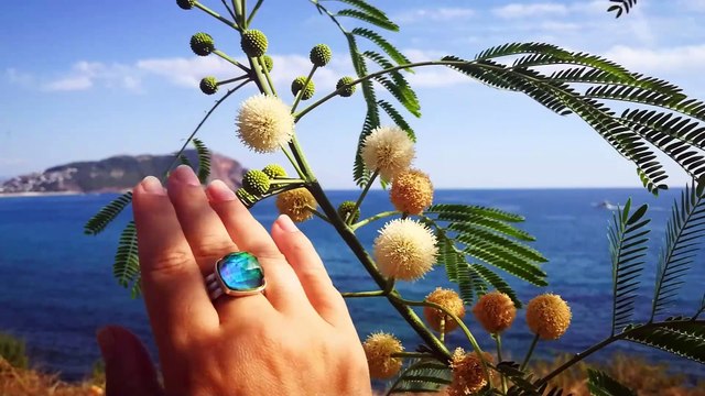 World of Mystery - Mood Ring - 15 mm - Sterling Silver 925 - AAA Crystal Quartz