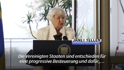 Yellen: USA sind gegen globale Milliardärssteuer