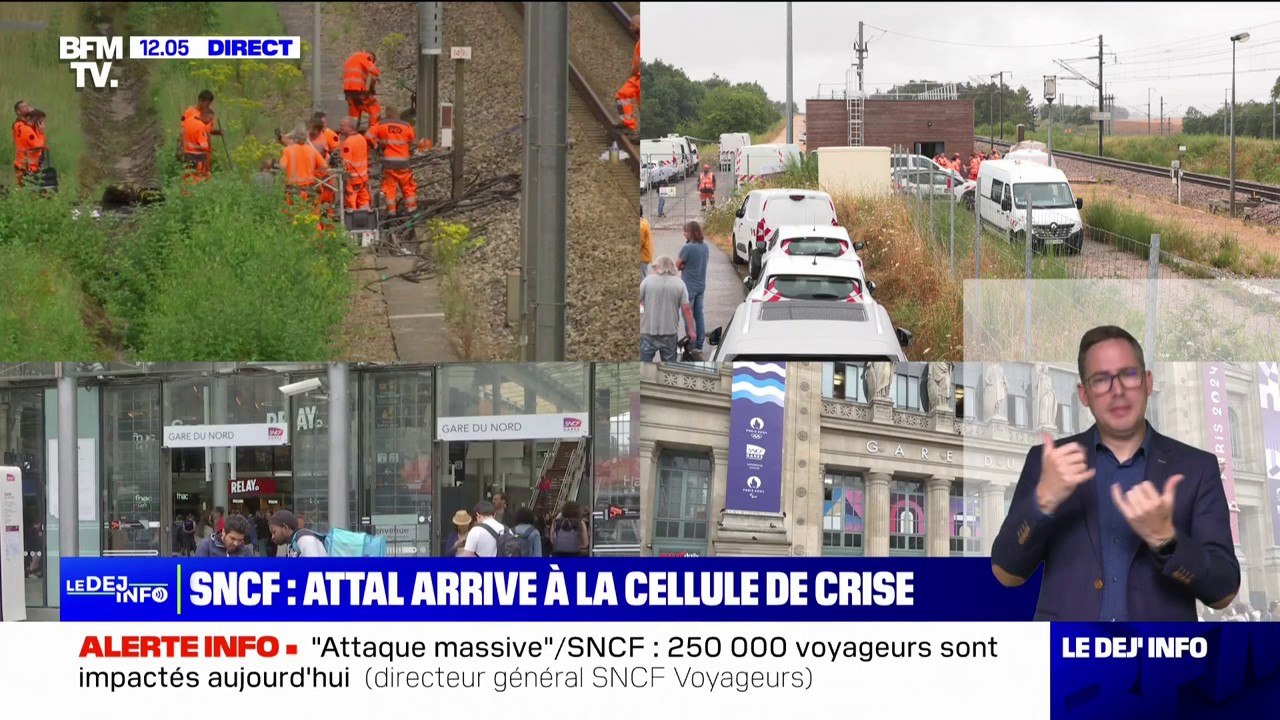 Sabotages sur le réseau SNCF: la plupart des TGV de la ligne Est déroutés sur des lignes classiques