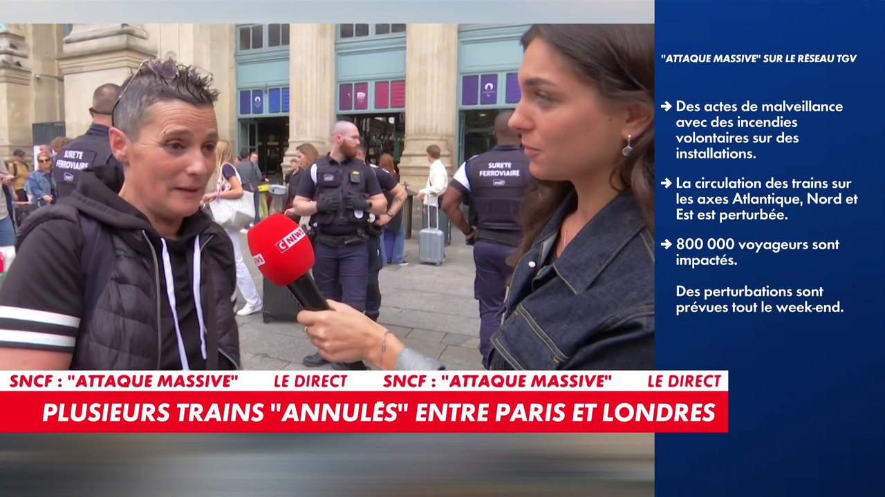 Laetitia, voyageuse bloquée à la gare Montparnasse : «On va devoir faire demi-tour, je suis très très déçue. C'était le seul week-end que je pouvais avoir»