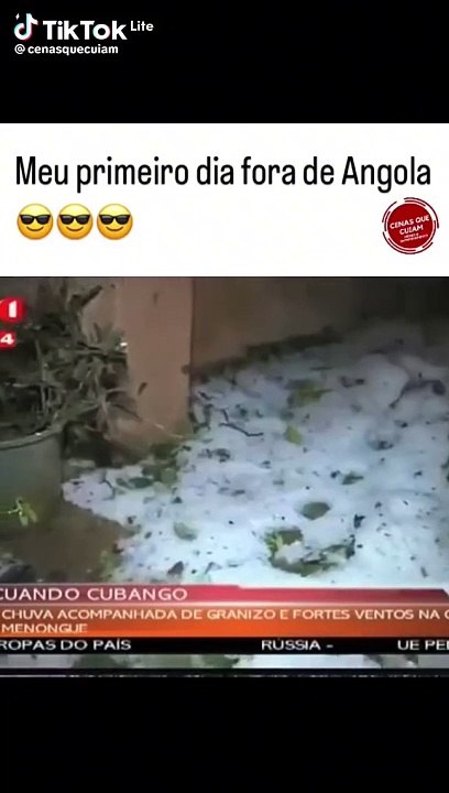 Primeiro dia fora de angola