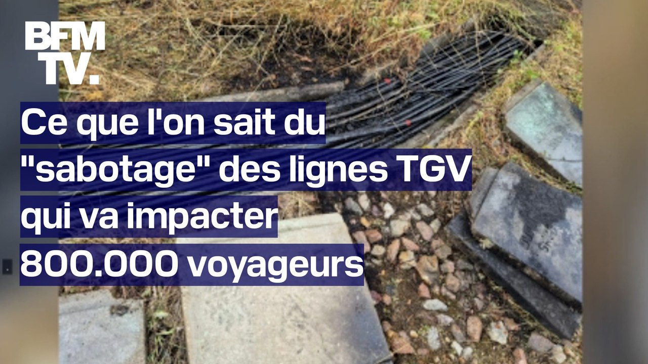 Sabotages sur les lignes TGV: ce que l'on sait de cette "attaque massive"