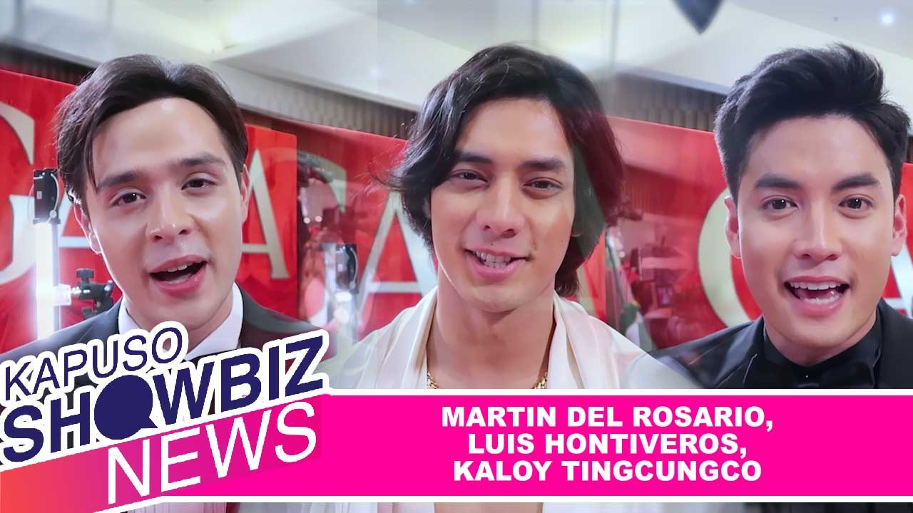 Kapuso Showbiz News: Martin Del Rosario, Luis Hontiveros, Kaloy Tingcungco describe their GMA Gala 2024 looks