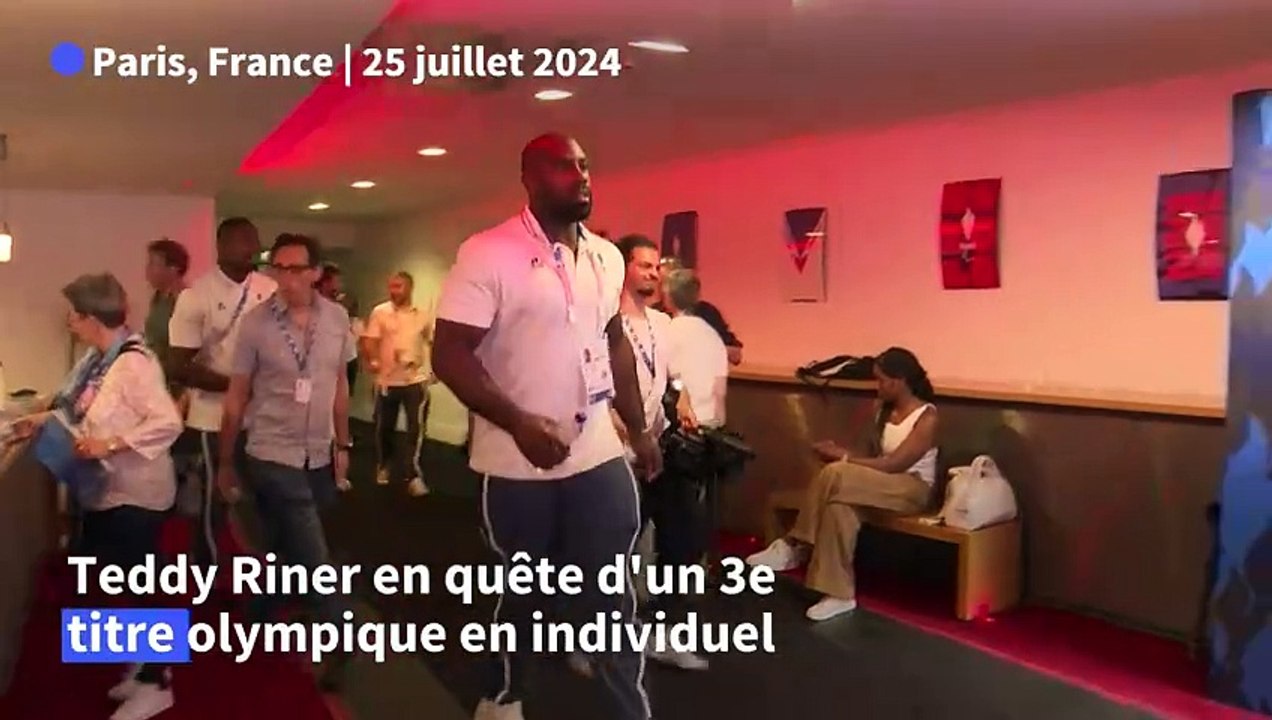 JO-2024/Judo: pour Teddy Riner les "ambitions sont claires, c'est gagner l'or"