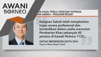 Kerajaan Sabah sedia mulakan rundingan lanjut