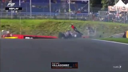 F2 2024 Belgium Practice: Villagomez's Major Crash 🚧