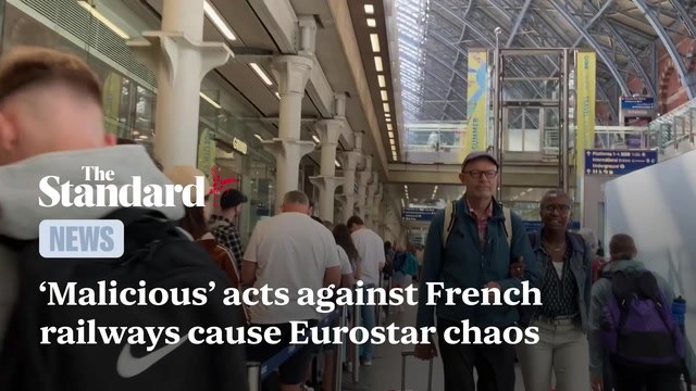 French Railway Chaos Causes Eurostar Issue After 'Malicious' Attacks On Railways