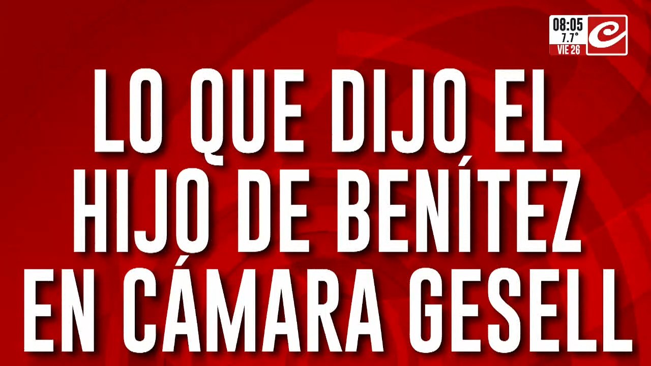 Caso Loan: Crónica accedió al relato del hijo de Antonio Benítez en cámara Gesell