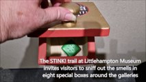 The STINK! trail at Littlehampton Museum invites visitors to sniff out the smells in eight special boxes around the galleries