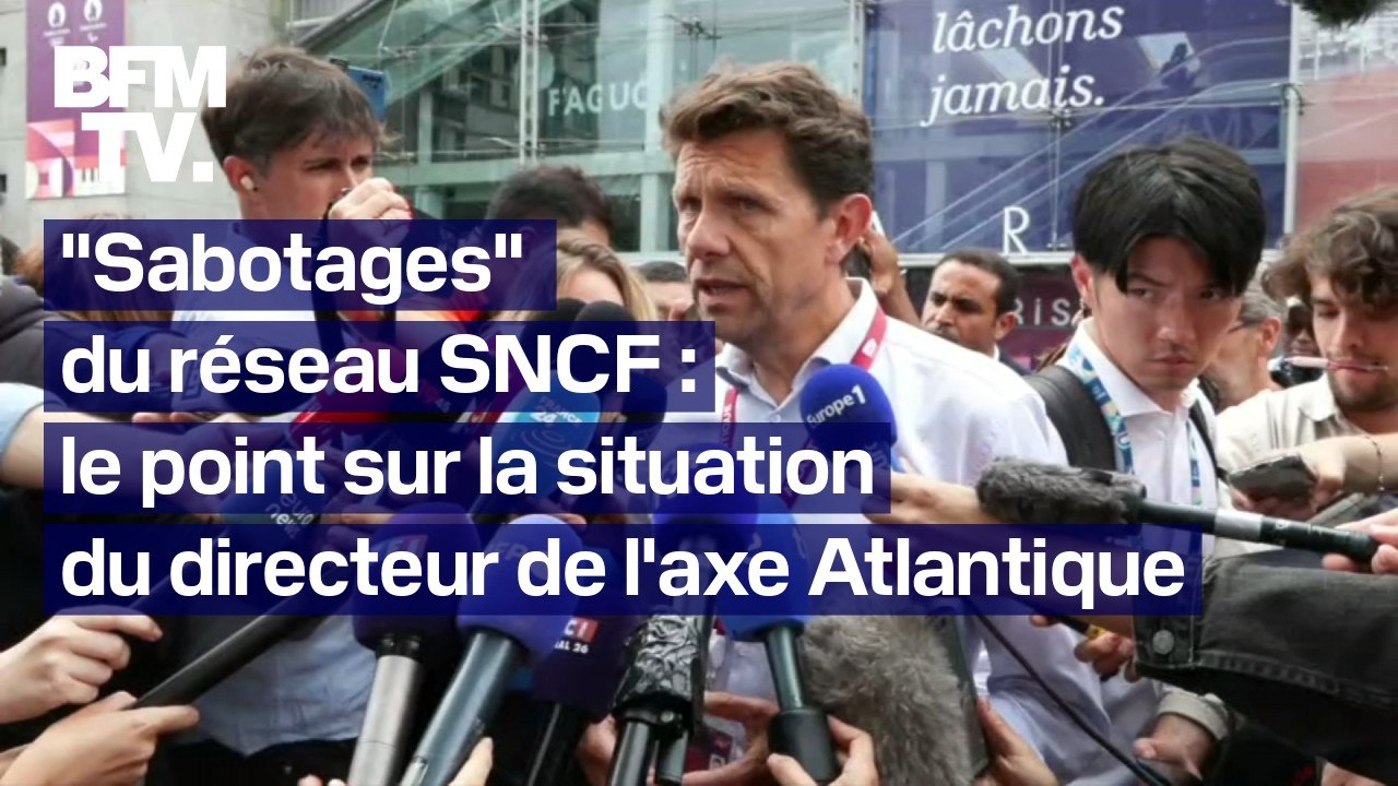 "Une immense déception": le directeur de l'axe TGV Atlantique fait le point sur la situation, après des sabotages sur le réseau SNCF