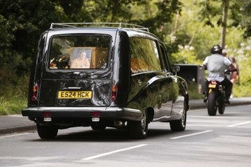 Bikers Turn Out For The Funeral of Shropshire Biker Dave Mccreadie