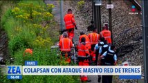 Vándalos atacan la red ferroviaria de alta velocidad de Francia