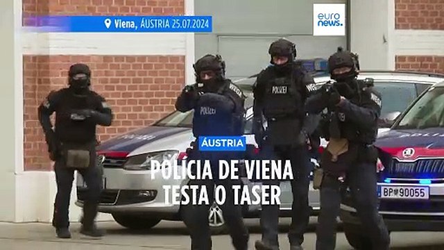 Polícia austríaca testa o Taser em bairros violentos de Viena