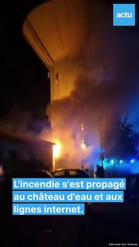 Incendie à Saint-Orens-de-Gameville, près de Toulouse