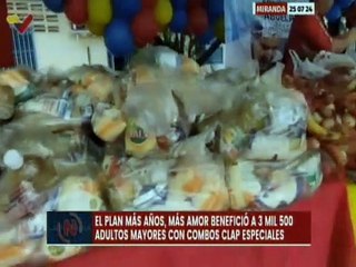 Miranda | 3.500 adultos mayores beneficiados con la entrega de combos alimenticios