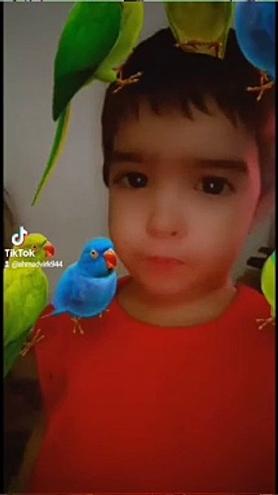 Little boy with poem