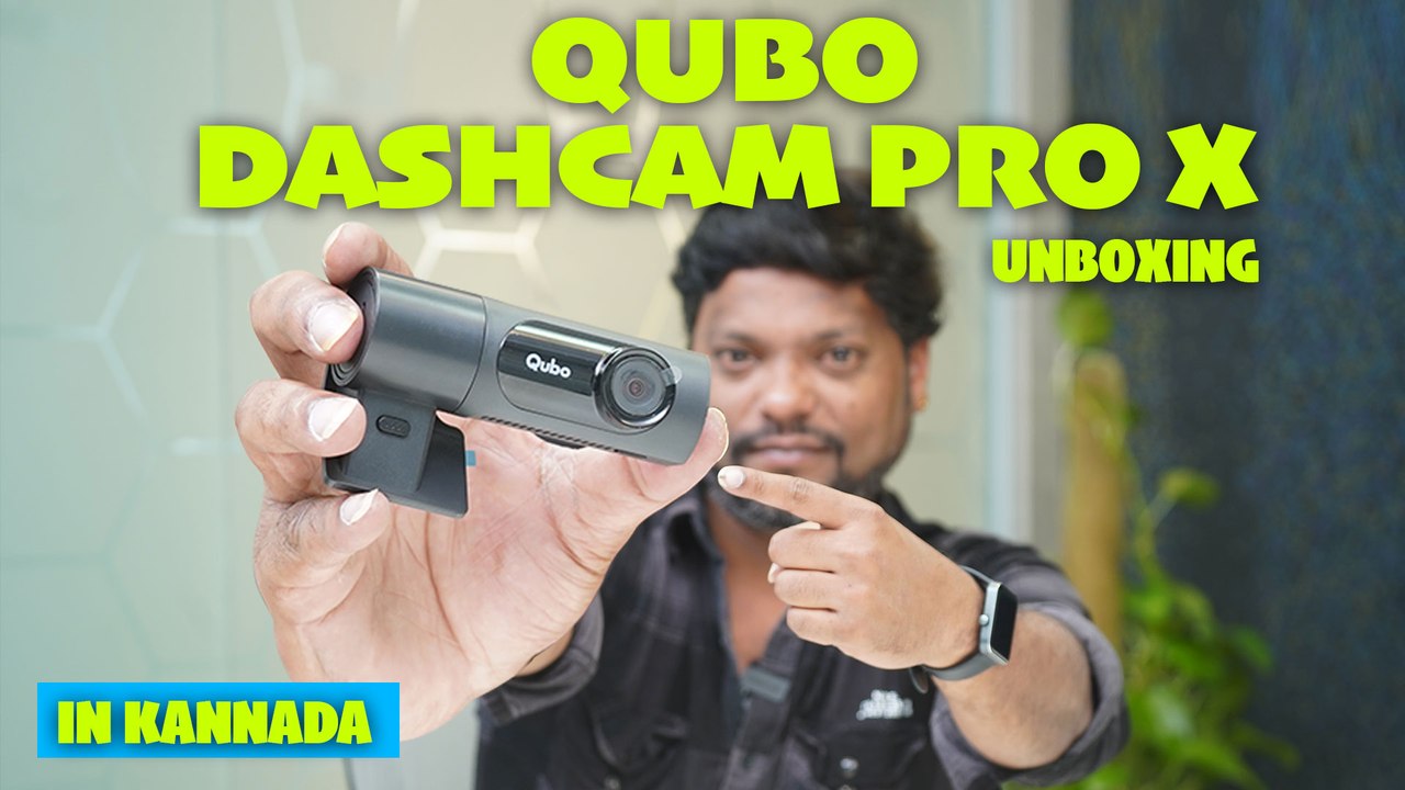 Qubo Smart Dashcam Pro X Unboxing In KANNADA | Giri Mani