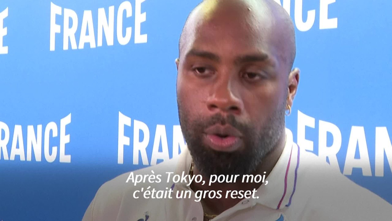 JO 2024 : pour Teddy Riner les "ambitions sont claires, c'est gagner l'or"